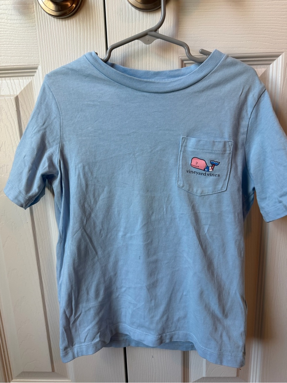 Vineyard Vines Kids' USA Soccer Whale Pocket Graphic T-Shirt